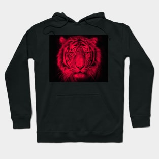 Tiger Red Head 07 Hoodie